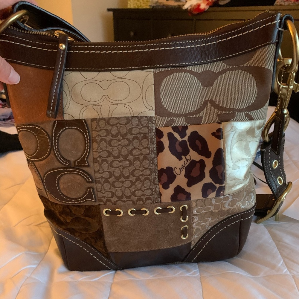 COACH authentic patchwork purse
